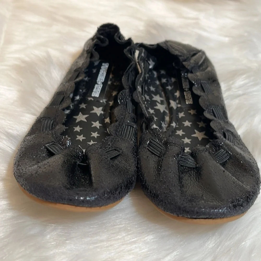 Tucker + Tate Black Flats Girl Dress Shoes